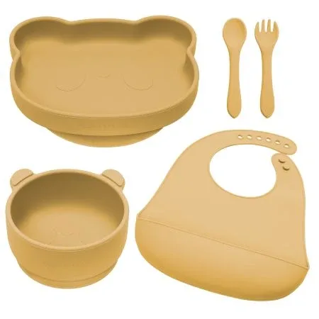 Set pentru diversificare din silicon Panda, 6 luni+, Appekids — preț și oferte