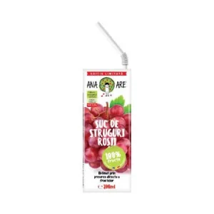Suc de struguri rosii, 200 ml, Ana Are