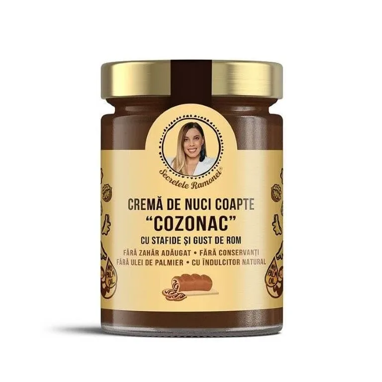 Crema de nuci cu arahide Cozonac, Secretele Ramonei, 350g, Remedia — preț și oferte