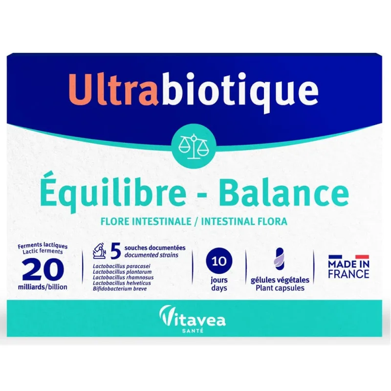 Probiotic Equilibre Ultrabiotique, 10 capsule, Vitavea Sante — preț și oferte