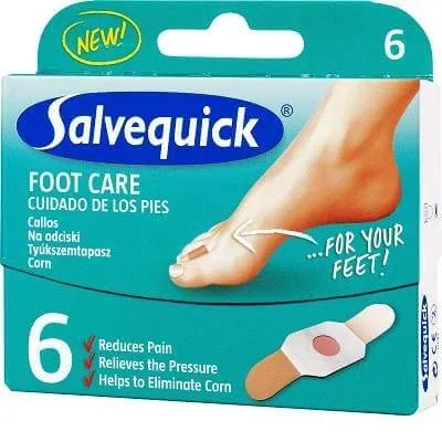 Plasturi pentru bătături, 6buc, Salvequick — preț și oferte