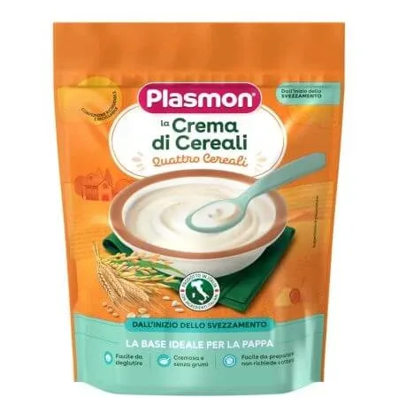 Cereale crema pentru bebelusi, 4 Cereale, 200 g, Plasmon — preț și oferte
