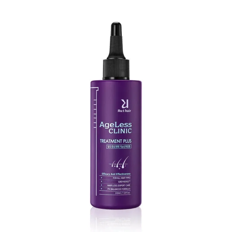 Tratament impotriva caderii si albirii parului si imbatranirii scalpului Ageless Clinic Treatment Plus, Ru:t hair, 210 ml, Biocart — preț și oferte