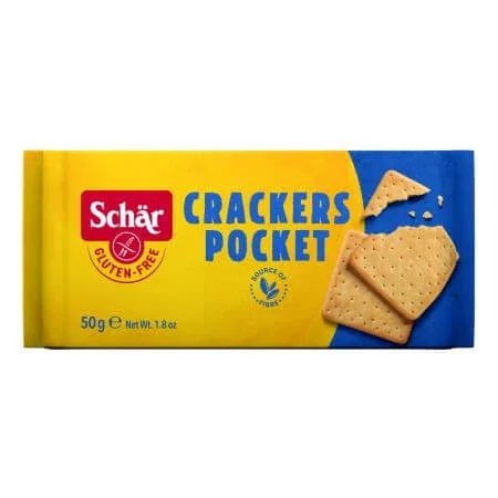 Biscuiti fara gluten Crakers Poket, 50 g, Dr. Schar — preț și oferte