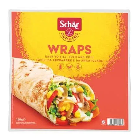 Lipii fara gluten Wraps, 160g, Schar Dr. Schar — preț și oferte