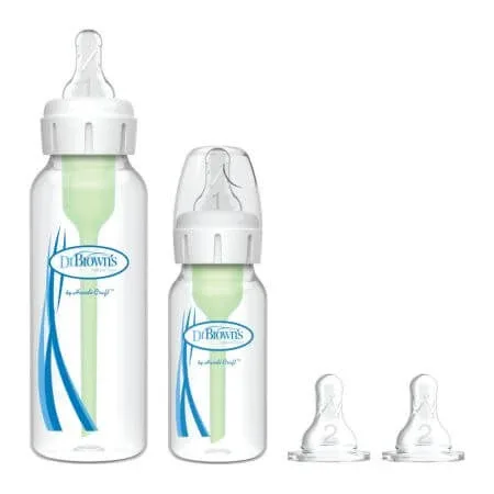 Set Biberon cu Gat Ingust Options Plus, Ministarter, Dr. Browns — preț și oferte