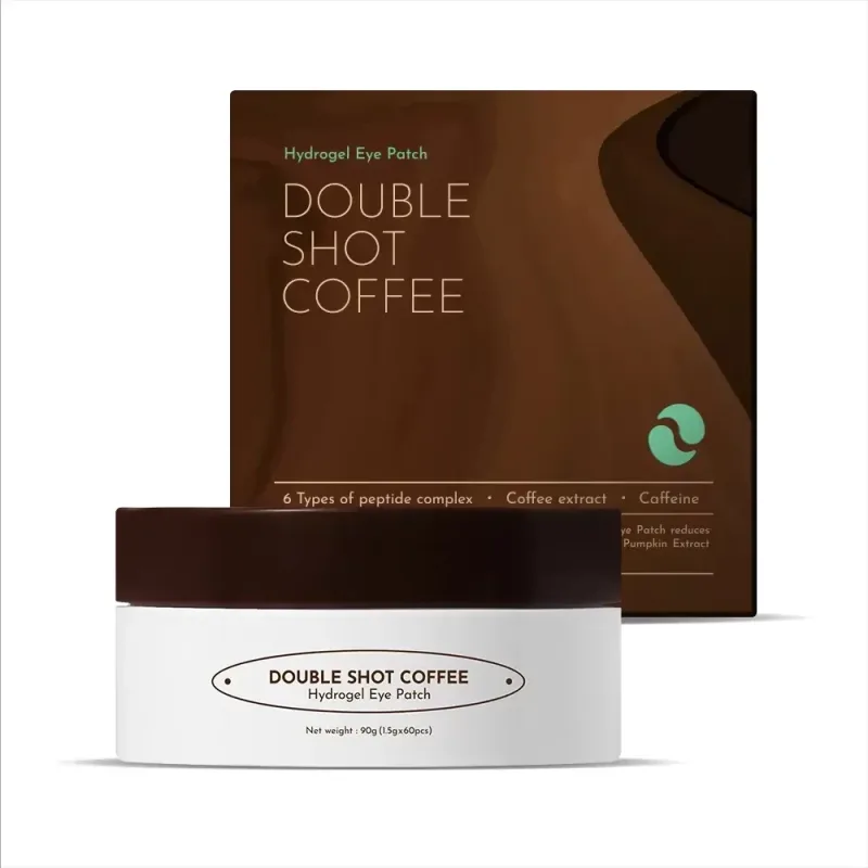 Patchuri pentru ochi cu cofeina Double Shot Coffee, 60 bucati, Orjena — preț și oferte