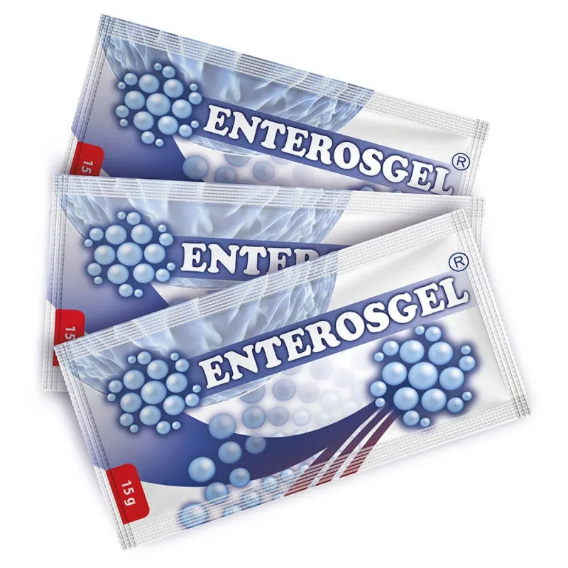 Absorbant gastrointestinal Enterosgel, 10 plicuri x 15 g, Bioline — preț și oferte