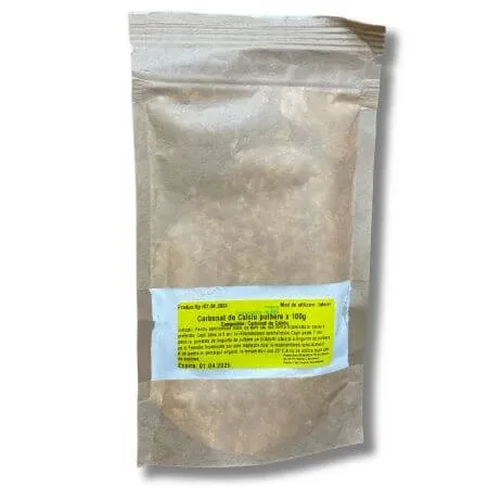 Carbonat de calciu pulbere, 100 g, Laborator Farmacia Tei — preț și oferte