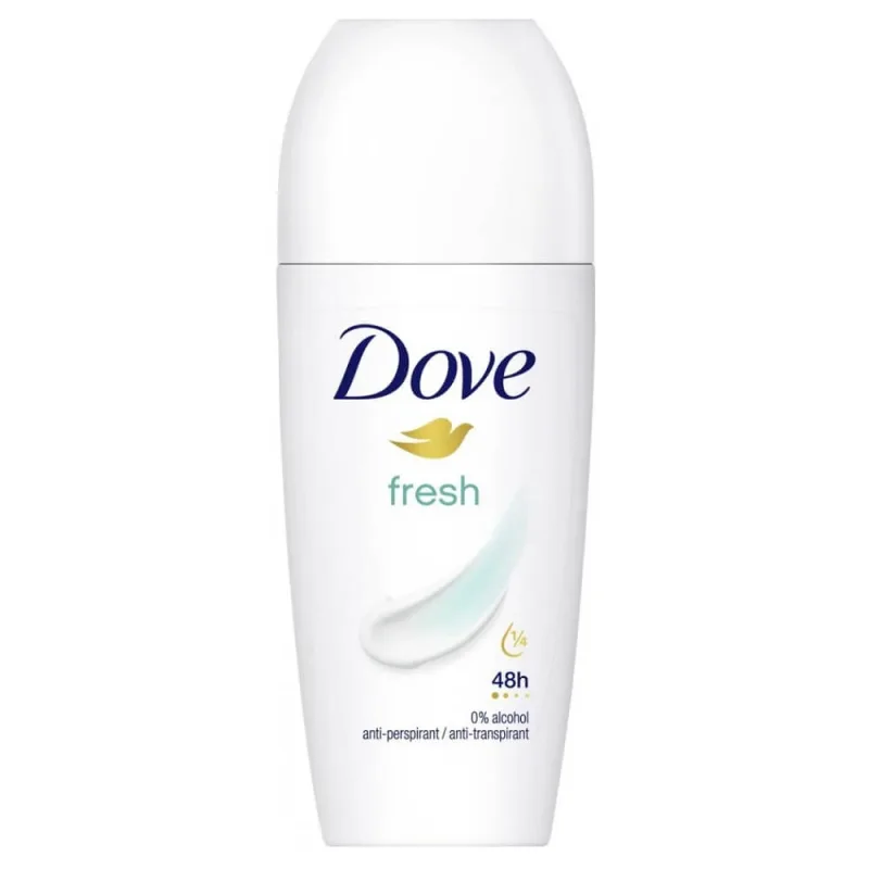 Deodorant roll-on antiperspirant pentru femei Fresh, 50 ml, Dove — preț și oferte
