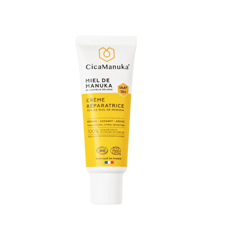 Crema reparatoare 40% miere de manuka IAA10+, ecologica, 40 ml, CicaManuka — preț și oferte
