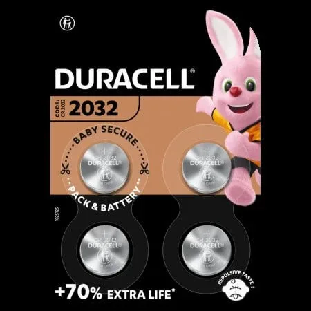 Baterii rotunde cu litiu 3V 2032, 2 bucati, Duracell — preț și oferte