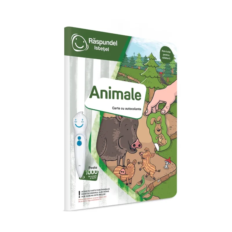 Carte cu autocolante Animale, Raspundel Istetel — preț și oferte