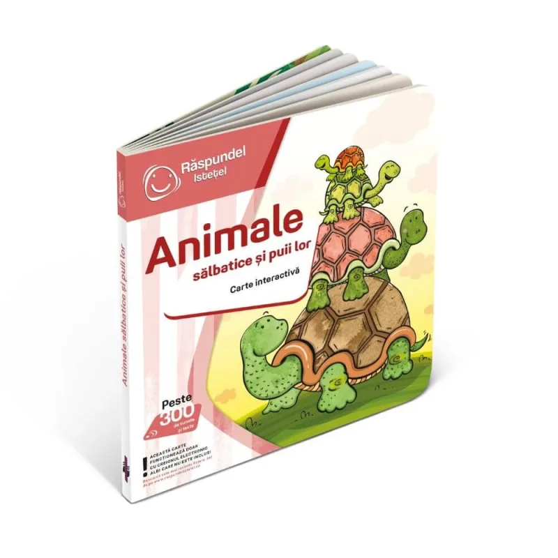Carte interactiva, Animale Salbatice si puii lor, Raspundel Istetel — preț și oferte