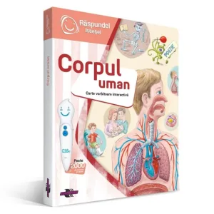 Carte interactiva (fără creion) , Corpul uman, Raspundel Istetel