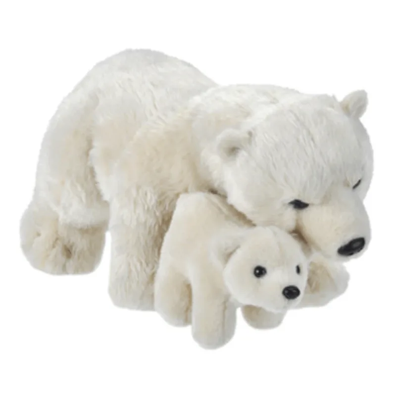 Jucarie de plus Mama si puiul Urs Polar, 38 cm, Wild Republic — preț și oferte