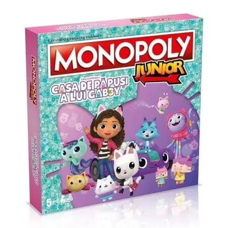 Monopoly junior Casa de Papusi a lui Gabby, 5 ani +, Winning Moves — preț și oferte