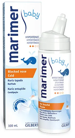 Spray nazal hipertonic baby Marimer, 100 ml, Gilbert — preț și oferte