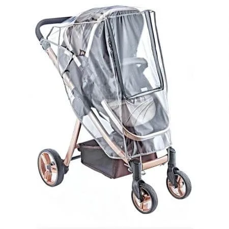 Husa de ploaie pentru carucior cu fereastra si banda reflectorizanta, BabyJem — preț și oferte