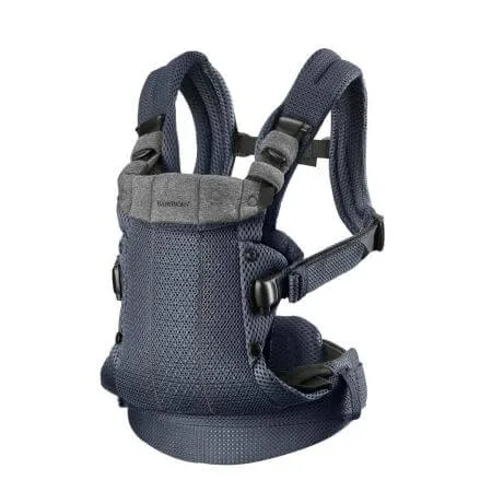Marsupiu anatomic pentru copii Harmony, 3D Mesh, 0-3 ani, Anthracite, BabyBjorn — preț și oferte