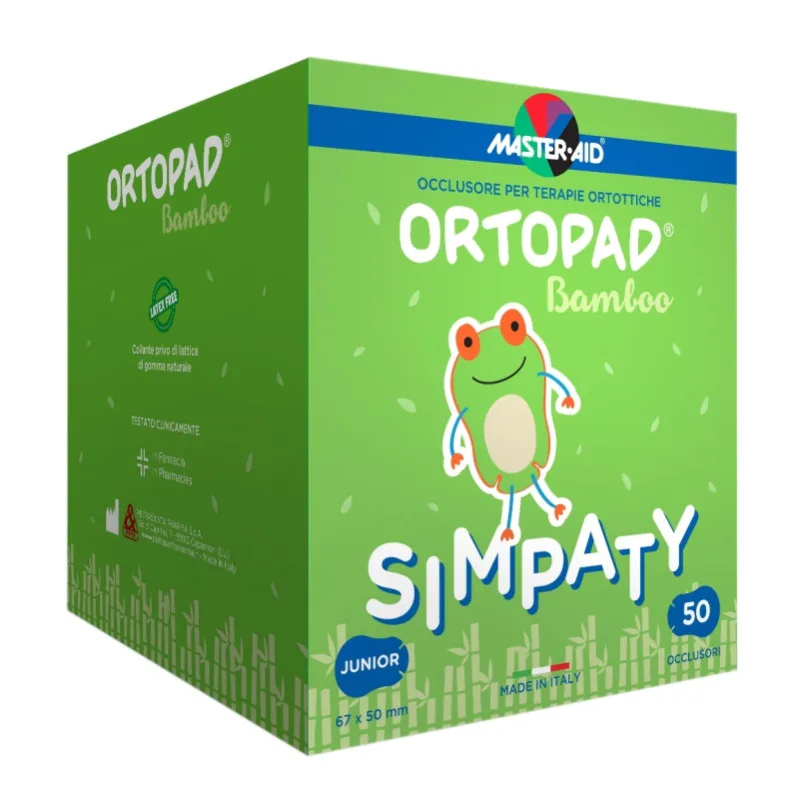MASTER-AID Ocluzor copii ORTOPAD Simpaty Junior 67x50mm x50 buc Origomedical — preț și oferte