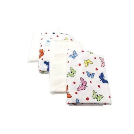 Set 4 scutece din finet, Fluturasi, 75x80 cm, Baltic Bebe — preț și oferte