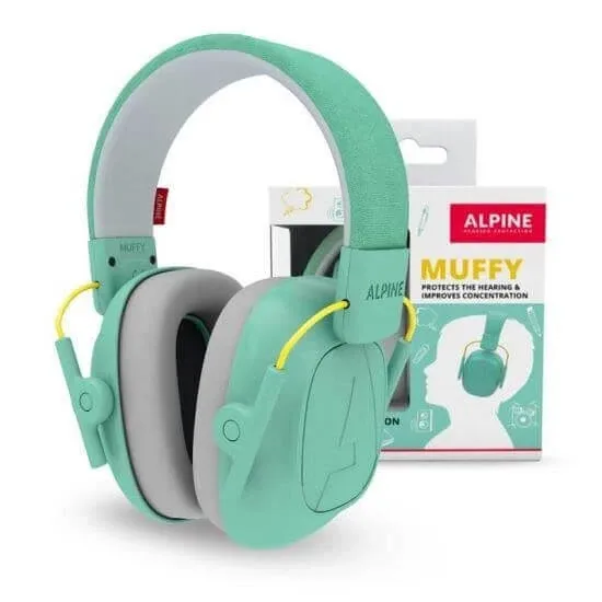 Casti antifonice pliabile pentru copii, 5-16 ani, Verde, Alpine — preț și oferte