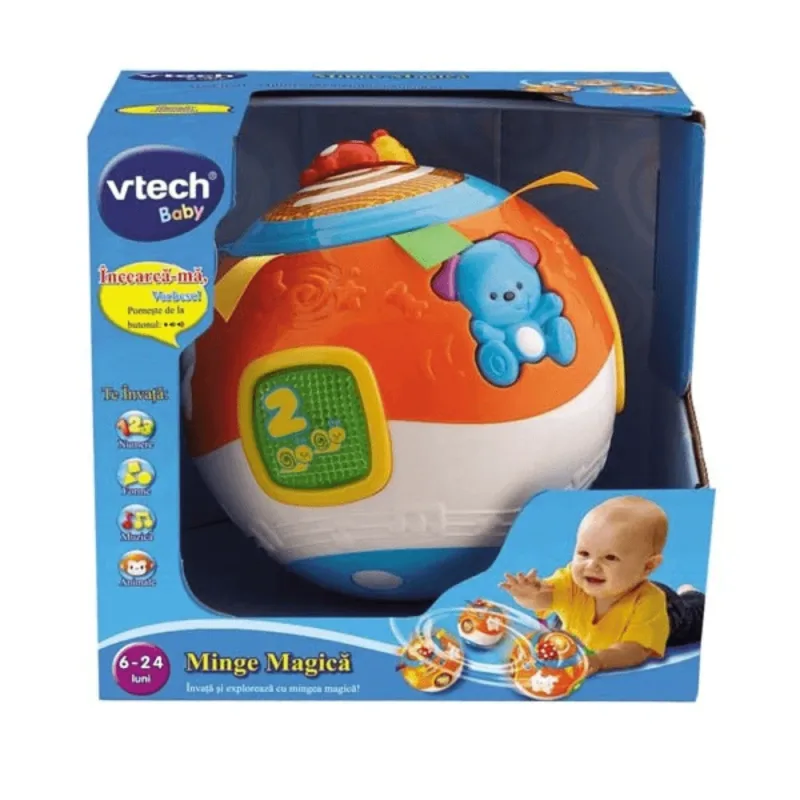 Mingea magica in limba romana, 6-24 luni, Vtech Invata prin Joaca — preț și oferte