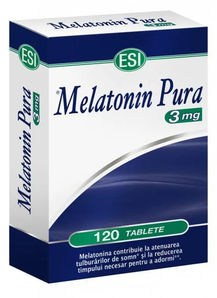 Melatonina pura, 3 mg, 120 comprimate, Esi Spa — preț și oferte