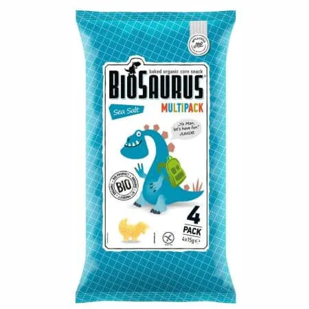 Pufuleti Bio din porumb cu sare de mare fara gluten, 4x15g, Mc Lloyds — preț și oferte