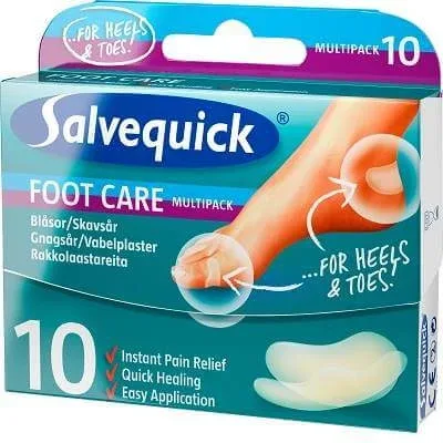 Plasturi Hidrocoloidali, 10 buc, Salvequick — preț și oferte