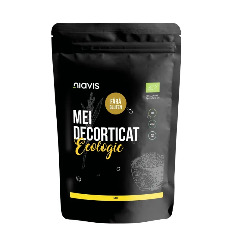 Mei decorticat ecologic, 500 g, Niavis — preț și oferte