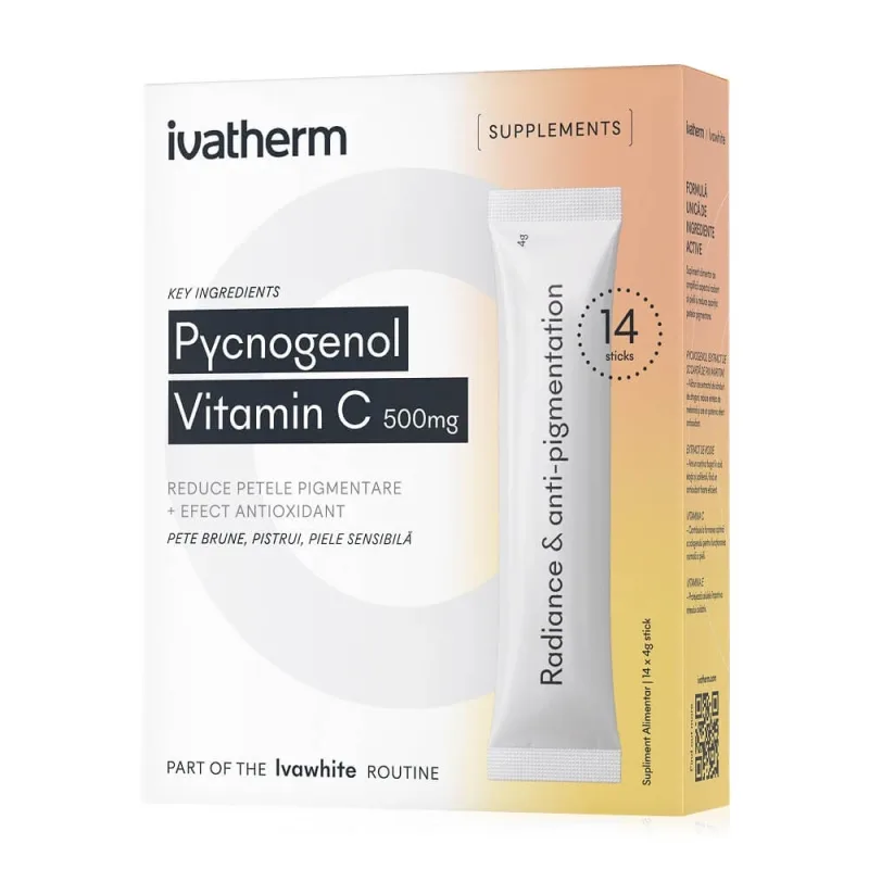 Pycnogenol si Vitamina C, 14 plicuri, Ivatherm — preț și oferte