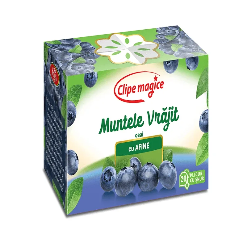 Ceai cu afine Clipe Magice, 20 plicuri, Fares — preț și oferte