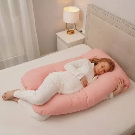 Perna pentru gravide 3 in 1 Maxim, Roz Somon, Twindeco — preț și oferte