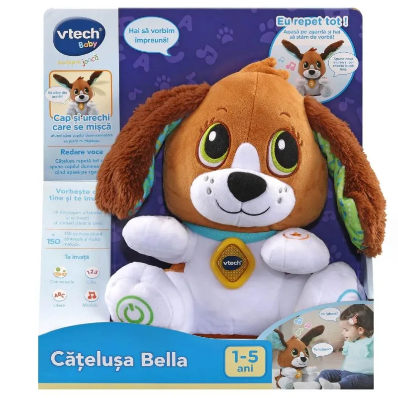 Catelusa vorbitoare in limba Romana Bella, +12 luni, Vtech Toodler — preț și oferte