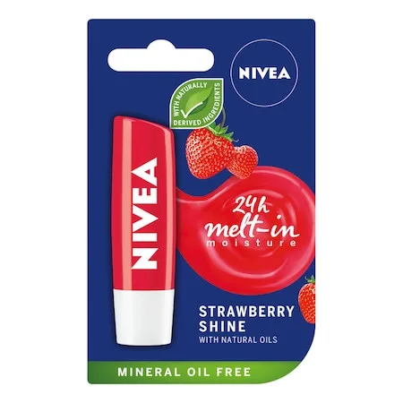 NIVEA Lip Care Strawberry x 4,8g 85083 — preț și oferte