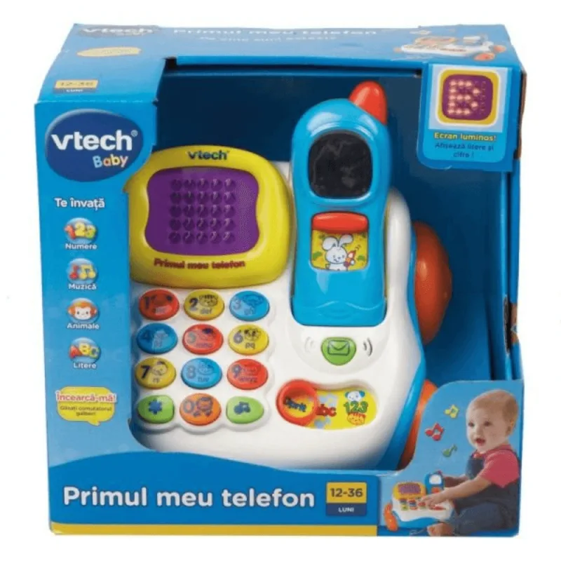 Primul meu telefon in limba romana, 1-3 ani, Vtech Invata prin Joaca — preț și oferte
