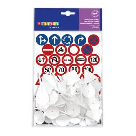 Set 24 de semne de circulatie si 72 stickere, Playbox — preț și oferte