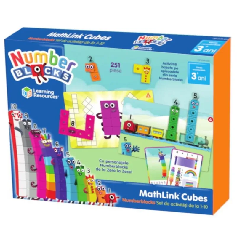 Set activitati matematica distractiva de la 1 la 10 NumberBlocks, Learning Resources — preț și oferte