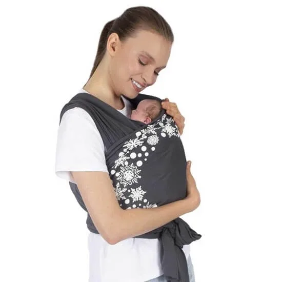 Sistem de purtare pentru copii wrap elastic, Grey, SeviBebe Sevi Baby — preț și oferte