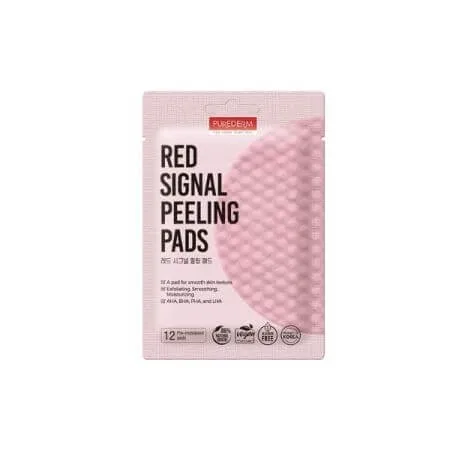 Dischete exfoliante cu AHA, BHA, PHA & LHA, 12 bucati, Purederm — preț și oferte