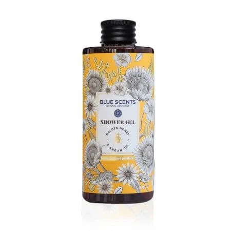 Gel de dus Golden Honey & Argan Oil, 300 ml, Blue Scents — preț și oferte