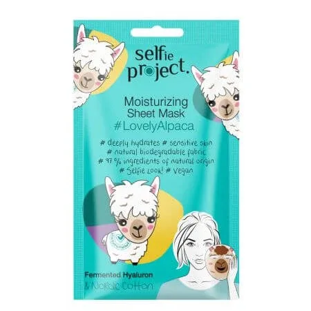 Masca de fata hidratanta LovelyAlpaca, 15 ml, Selfie Project — preț și oferte