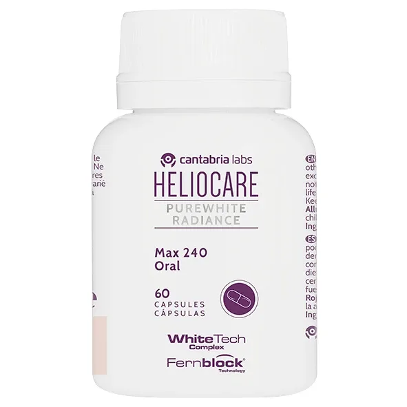 Heliocare Purewhite Radiance Skin, 240 mg, 60 capsule, Cantabria — preț și oferte