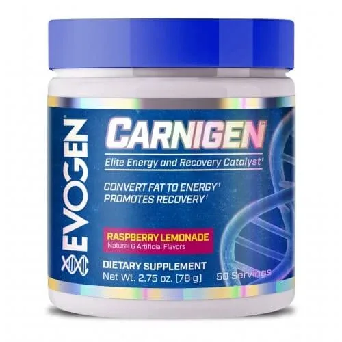 Pulbere cu aroma de limonada si zmeura Carnigen, 78 g, Evogen Evogen Nutrition — preț și oferte