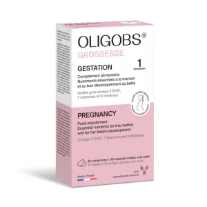 Oligobs Prenatal Omega 3, 30 comprimate + 30 capsule, Laboratoire CCD