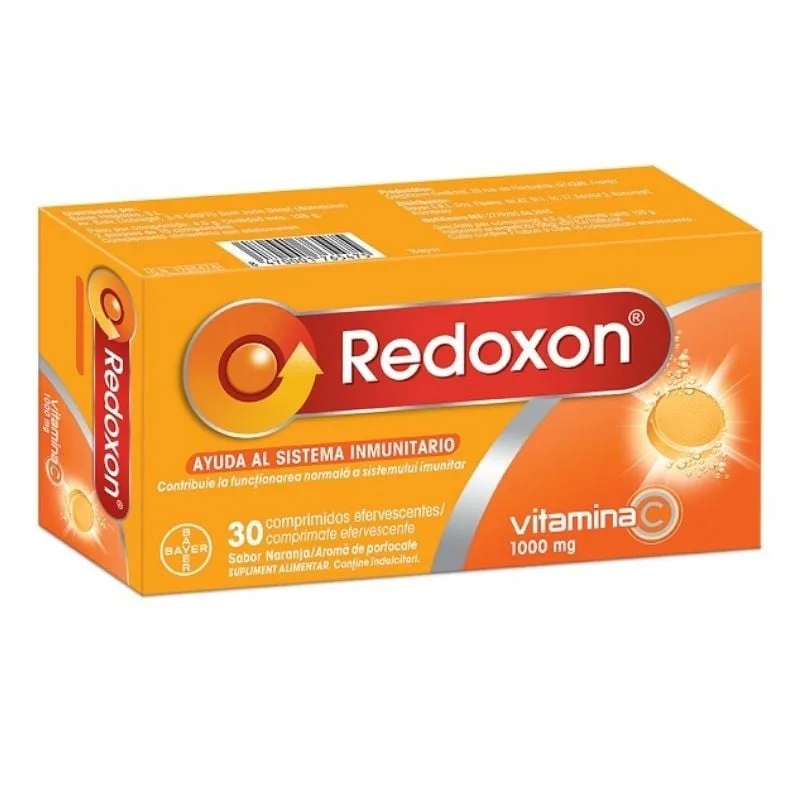 Vitamina C 1000 mg, 30 comprimate efervescente, Redoxon BAYER — preț și oferte
