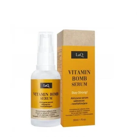 Ser pentru fata hranitor si revitalizant Vitamin Bomb (no. 5), 30 ml, LaQ — preț și oferte