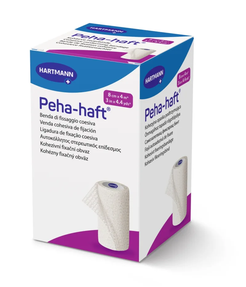 HARTMANN Peha-Haft 8 cm x 4 m – Fasa elastica autoadeziva — preț și oferte